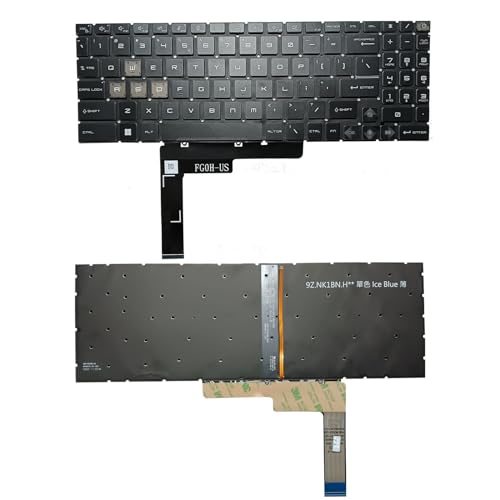 Clavier rechange MSI Katana 15 MS-1585 Pulse 17 Cyborg 15 rétroéclairé