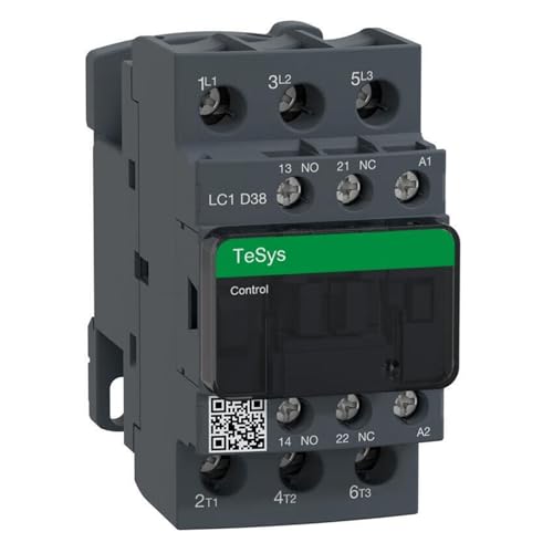 Contacteur tripolaire CA haute longévité 38 A bobine 110 V TeSys LC1D38F7C