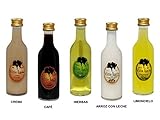 Material: Cristal. Se sirven en sabores surtidos. Medidas:12 cm. - 5 cl.