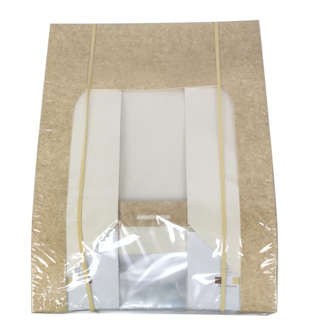 25 Cajas de Cartón Con Ventana, 28x28x10cm, Cajas para Pastelería, Panadería, Resistentes a Grasas, Catering y Take Away, Transporte Seguro