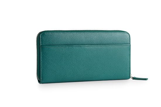 Valentini Portel Damski Portmonetka, Zielony Metallic