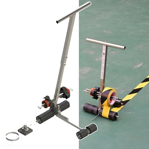 UMJIGF Basketball Court Marking Kit Court Line Tape Machine Paint Tape Applicator Used for Floor Markings Such As Tiles Concrete Asphalt etc Draw The Iines and Circles You Want,55~80cm