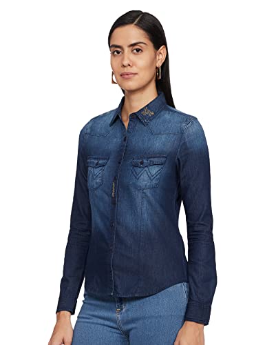 Image of Wrangler Women's Plain Regular Fit Shirt