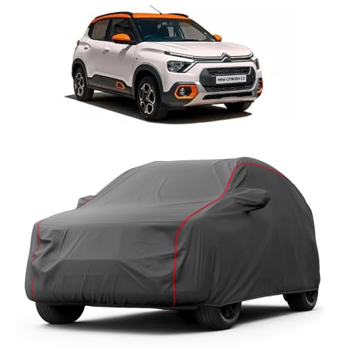 Image of Heavy-Duty Car Cover for Compatible with Citroen C3 (2022 to 2025 All Models) Deluxe Car Protection Cover - Waterproof & UV-Resistant All-Season Exterior Protection