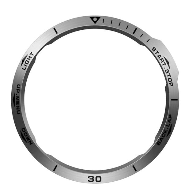 Etuis métalliques Garmin Fenix 6X Saphir avec anneau protection montre connectée