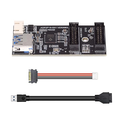 Repartiteur USB 3.0 double port femelle pour doubler les connexions de carte mere