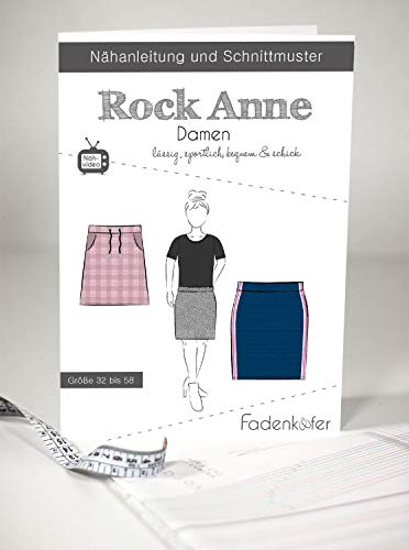 Schnittmuster Fadenkäfer Rock Anne Damen Gr.32-58 Papierschnittmuster
