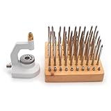 DDYWQCLMR Watch Repairs Watchmakers Staking Tool Set Watch Repair Tool Accessories with 60Pcs Punch Needles