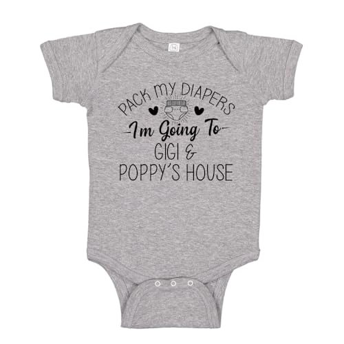 I'm Going to Gigi and Poppy's House Funny Gigi & Poppy Baby Bodysuit One Piece or Toddler T-Shirt Gift
