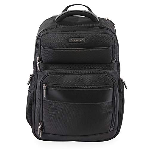 Mochila para laptop Brookstone Bagagem, mochila para notebook, Preto, 18 Inch
