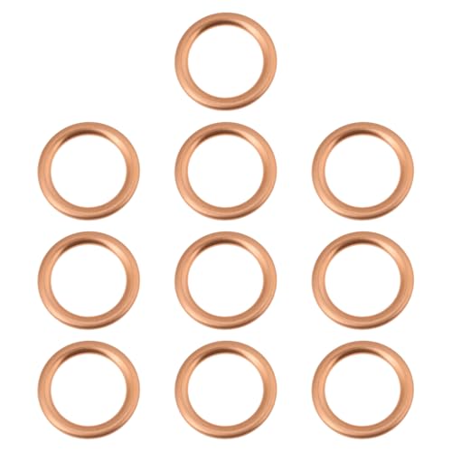 LT Easiyl 10 Juntas de Drenaje del Cárter de Aceite de Coche 14 X 20 X 2 Mm MD050317 Compatible con Mitsubishi Pajero Shogun V98W MK4 3.2 Did 1064A034