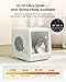 Placdill 70L Automatic Pet Dryer Box for Cats & Small Dogs (Up to 28 lbs) — 6-Sided Gentle Airflow, 4 Quick Modes (Long/Short/Cozy/Anti-Stress), Auto-Open Door, Ultra-Quiet, Easy-Clean Hair Collector