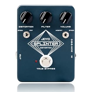 Interesting pedal--JOYO JF-21 Splinter features a sought-after classic distortion. An interesting combination of fuzz and distortion.In order to make the pedal work properly and quietly, we do recommend JOYO 9V DC pedal power supply with noise reduct...