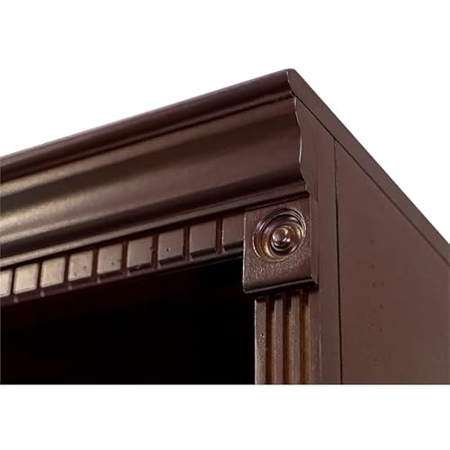 Martin Furniture Huntington Club Office Open Bookcase, 84", Cherry #TOP4