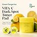 GOODAL Green Tangerine Vita C Toner Pads, Korean Skin Care, K-Beauty, Glass Skin, 70 Sheets