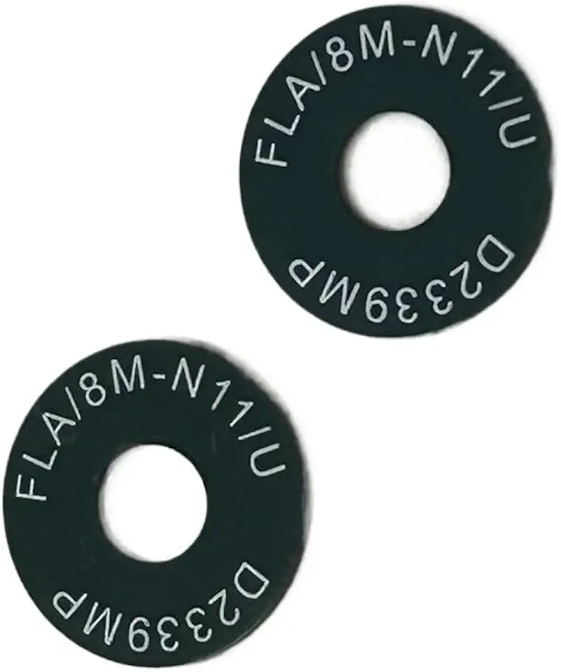 Lente de câmera traseira OEM compatível com Motorola Moto Edge 2024 XT2045 XT2405-1 2 peças/conjunto