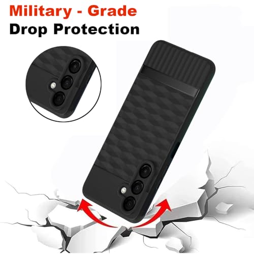 Image of Shockproof Case for Samsung Galaxy A16 4G / A16 5G | Full Camera Protection | TPU Flexible Back Cover for Samsung Galaxy A16 4G / A16 5G (Matte Black)