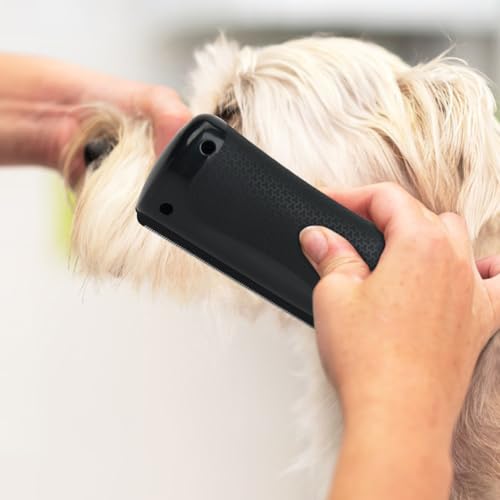 Groomify Bürste Hund, Bürste zur Entfernung von Tierhaaren, Grooming Hundebürste für Katze Hund, Groomify Pet Care Brush(FARBE:schwarz)