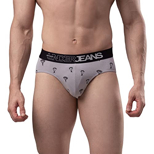 Image of Underjeans Men Cotton Blend Brief - Pack of 2