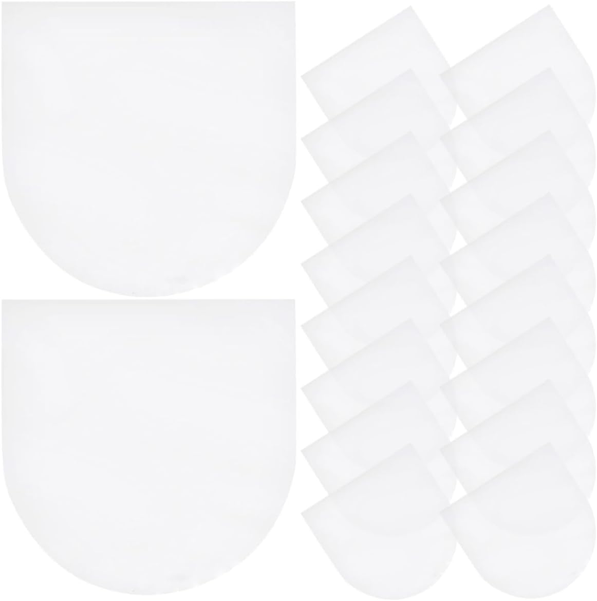 TEHAUX 100pcs Vinyl Record Sleeve Cover for 12 Inch Albums with Anti-Static Design and Easy Sealing Plastic Protective Vinyl Record Sleeve