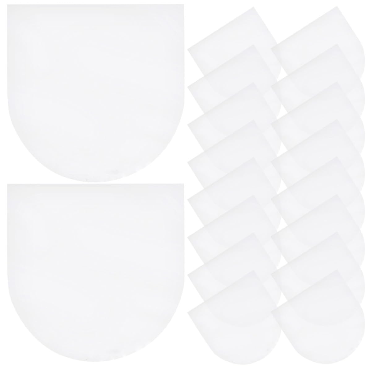 Healeved Fundas Protectoras de Plástico Transparente Buena Protección y Diseño Resistente 100 para Discos de Vinilo de 12 Pulgadas para Almacenamiento Seguro