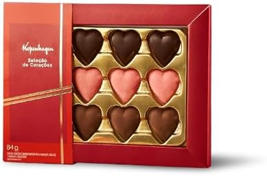 Chocolate Kopenhagen Seleção de Corações 84G