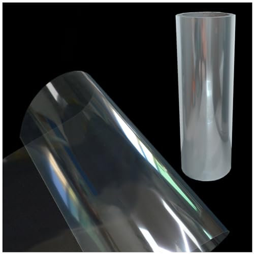 Transparency Mylar Stencils Sheet for Cutting Machines 12inchs x 40ft Rolls 4 mil Clear Blank Template Paper Material Acetate