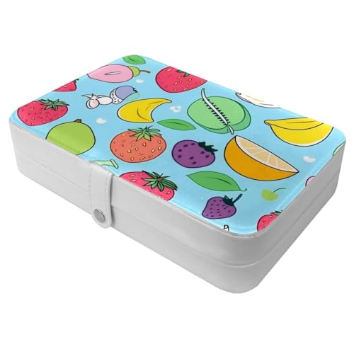 Boîte à bijoux pour rangement de bagues, colliers et bracelets portables