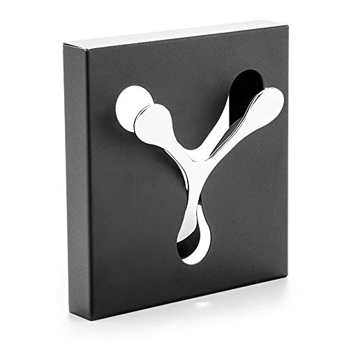 Wink design ,Virginia, Appendiabiti da Muro, Metallo, Nero