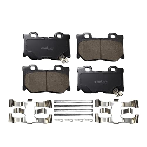 Image of Detroit Axle - Rear Brake Pads for Infiniti G37 FX50 M37 M56 Q50 Q60 Q70