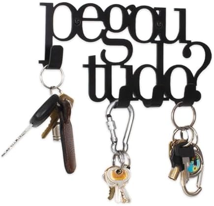 Porta Chaves Parede Decorativo, Gancho, Suporte de Chaves, Pegou ...