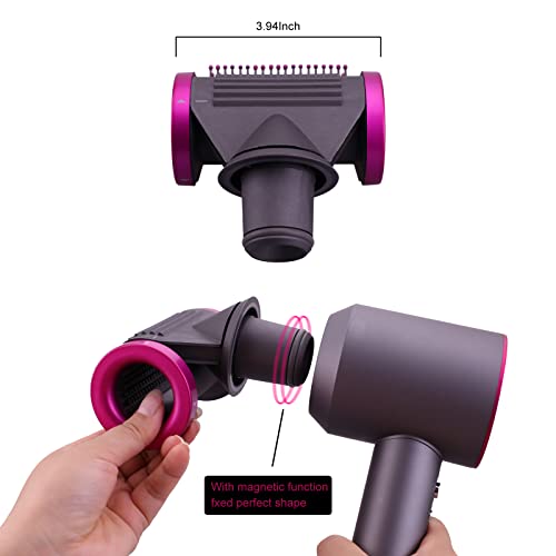 Anti-Flight Flyaway Attachment Nozzle With Wide Tooth Comb 2 In 1 Function For Dyson Supersonic Hair Dryer - Accessories For Dyson Supersonic Hair Dryer Hd01 Hd02 Hd03 Hd04 Hd08 #TOP1