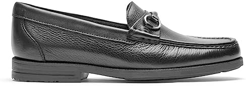 Rockport Men's Preston Bit Loafer, Black Tumbled, 14 | Image 1