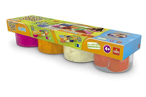 Super Sand - Botes de arena, color naranja / rosa / blanco / molde, pack de 4 (Goliath 83223006)