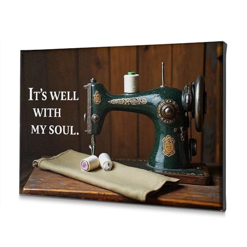 Tableau salle de bain It'S Well With My Soul style rustique chic pour cadre bien-être 30x40 cm