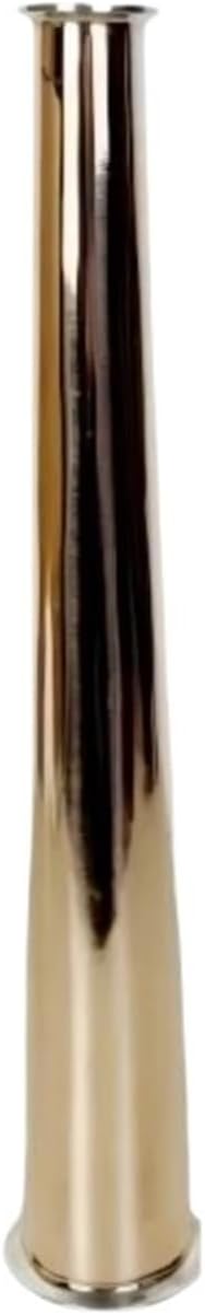 Long Type Copper Cone 3inch X 2inch/3inch X 1.5inch Tri Clamp Reducer For Onion Head L-20"(500mm) Thk 2mm Distillation Fittings(3inch X 1.5inch)
