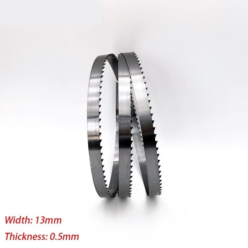 2 sztuki 12" 2215 mm Krzywa cięcia brzeszczotów taśmowych (szerokość 6, 8, 10, 13, 16 mm). Brzeszczot bimetaliczny 12 cali M42 do cięcia twardego drewna.(Width 13mm,8 Tooth)
