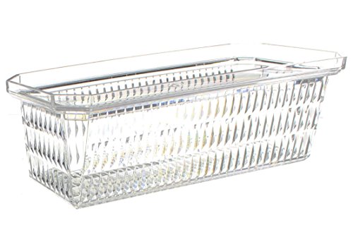 Arrow Plastic Crystal Image Butter Dish
