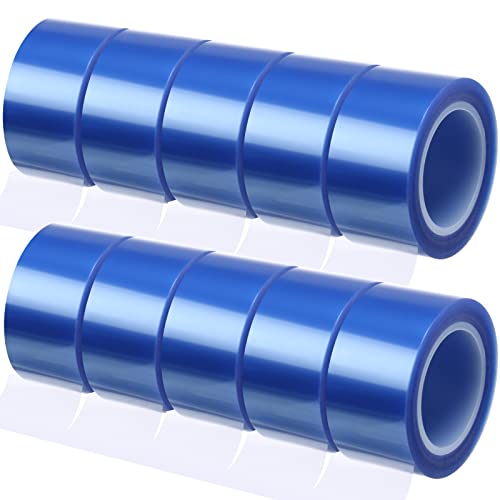 Jadive 10 Rolls Sublimation Heat Tape, 1" x52ft Blue Heat Resistant