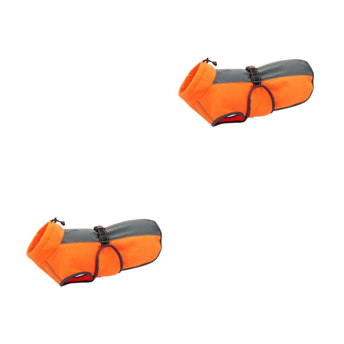 Operitacx 2 Pièces Manteau pour Chien Imperméable et Chaud, Gilet