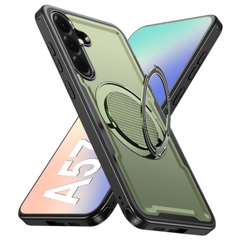 Coque Samsung A57 Mag-Safe robuste antichoc avec anneau intégré