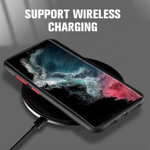 Coque magnétique mate Samsung S24 S23 S22 antichoc rouge protège votre smartphone au quotidien - 6