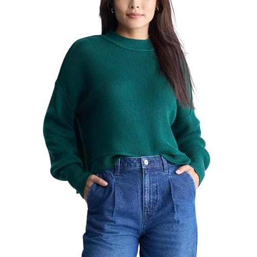 Buffalo David Bitton Women's Seema Dolman Sleeve Sweater, Rainforest, X-Large