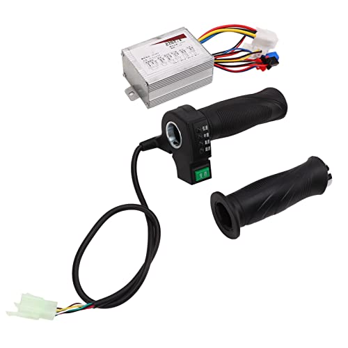 Kit contrôleur vélo électrique 36V 500W avec poignée d'accélérateur en alliage d'aluminium