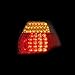SPPC 2 Door L.E.D Taillights Red/Smoke 4 pieces Assembly Set For BMW 3 Series E46 - (Pair) Driver Left and Passenger Right Side Replacement