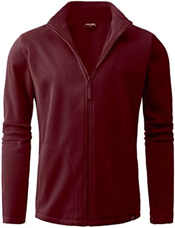 Stone Feather Men's classic sleeve Red Western flece(XL)