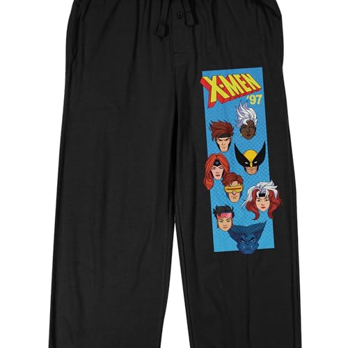 Bioworld X-Men (1997) Characters Men's Black Sleep Pants2