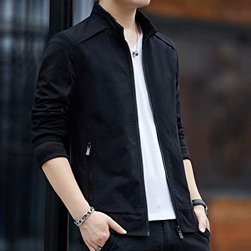 Mens Casual Windbreaker Outerwear Cotton Lightweight Jackets2