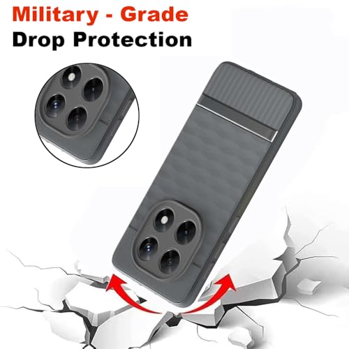 Image of Shockproof Case Compatible with Mi Redmi Note 15 5G | Full Camera Protection | TPU Flexible Back Cover for Mi Redmi Note 15 5G (Graphite Grey)