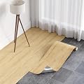 Homease Vinyl Flooring Roll 15.7" W x 118" L/ 12.9 Sq.Ft, Wood Grain Peel and Stick Floor Tiles, Waterproof Wear-Resistant Plank for Any Room, Easy DIY Solutions, Light Wood